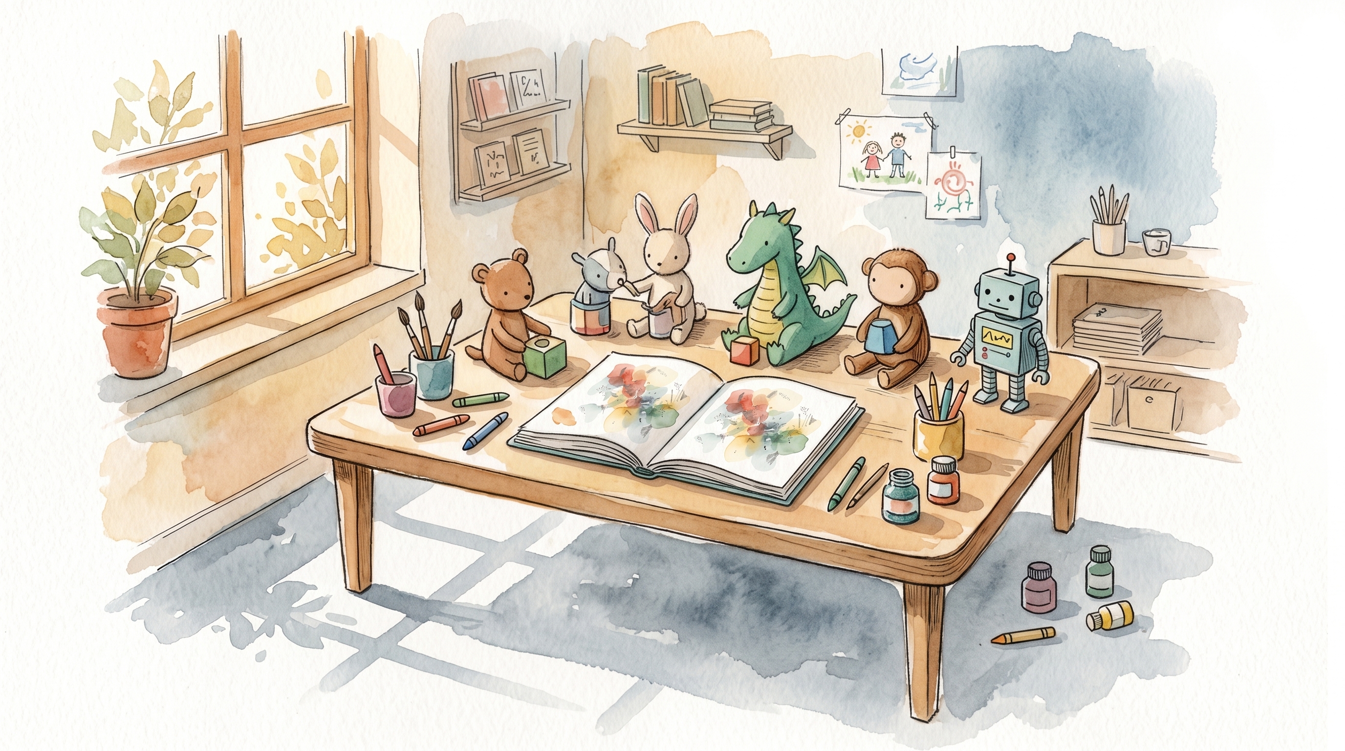 Your imagination, your words: custom picture books for nursery & kindergarten