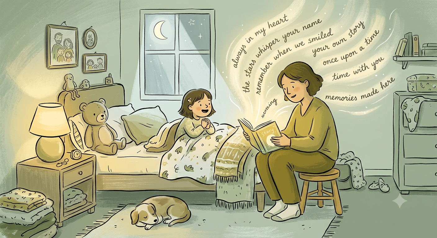 The words your child remembers are yours