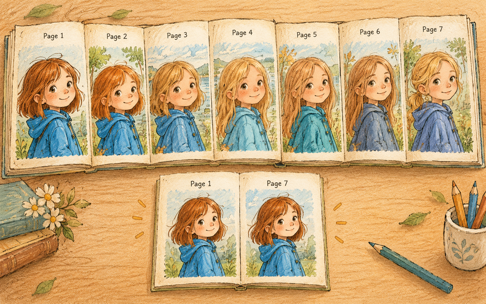 The "page seven" problem in AI picture books